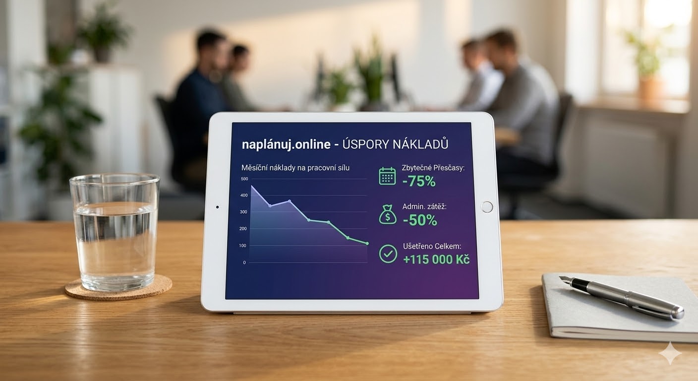 Optimalizace nákladů na pracovní sílu: Jak naplánuj.online šetří vaší firmě statisíce ročně